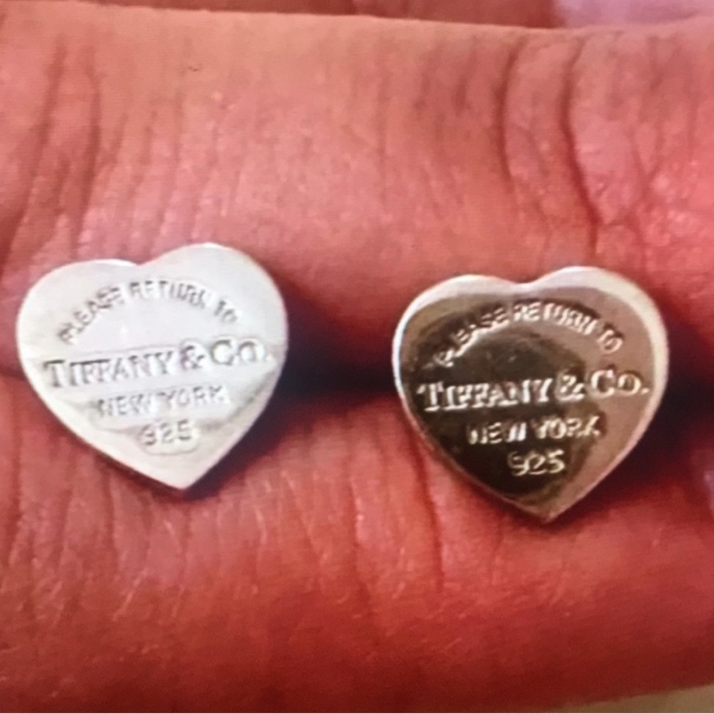Tiffany & Co. “Return to Tiffany” Silver Stud Earrings
